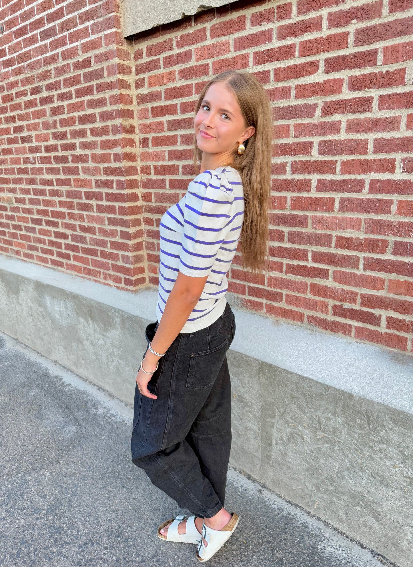 Shaylee Striped Top