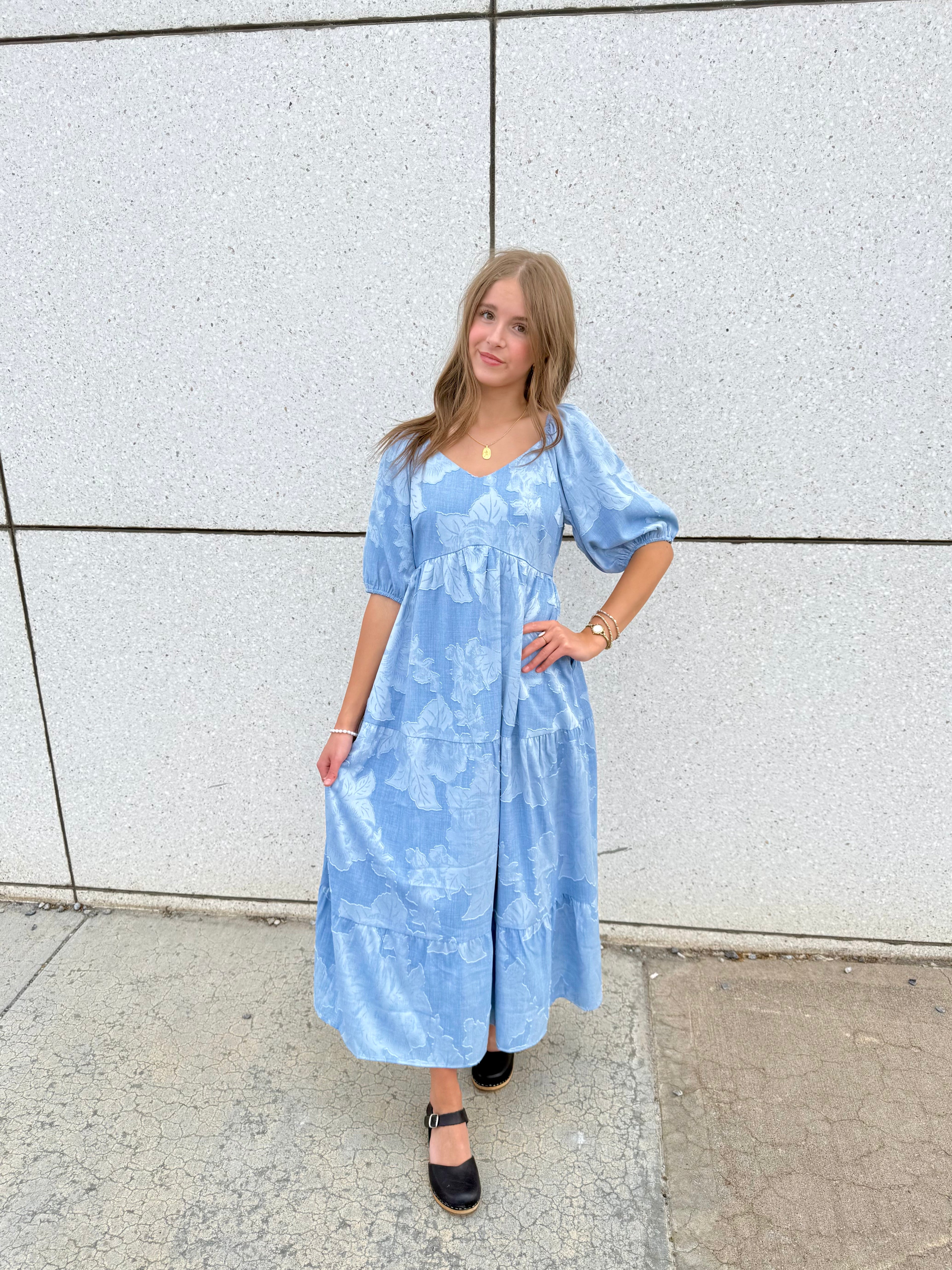 On Cloud Nine Maxi Dress