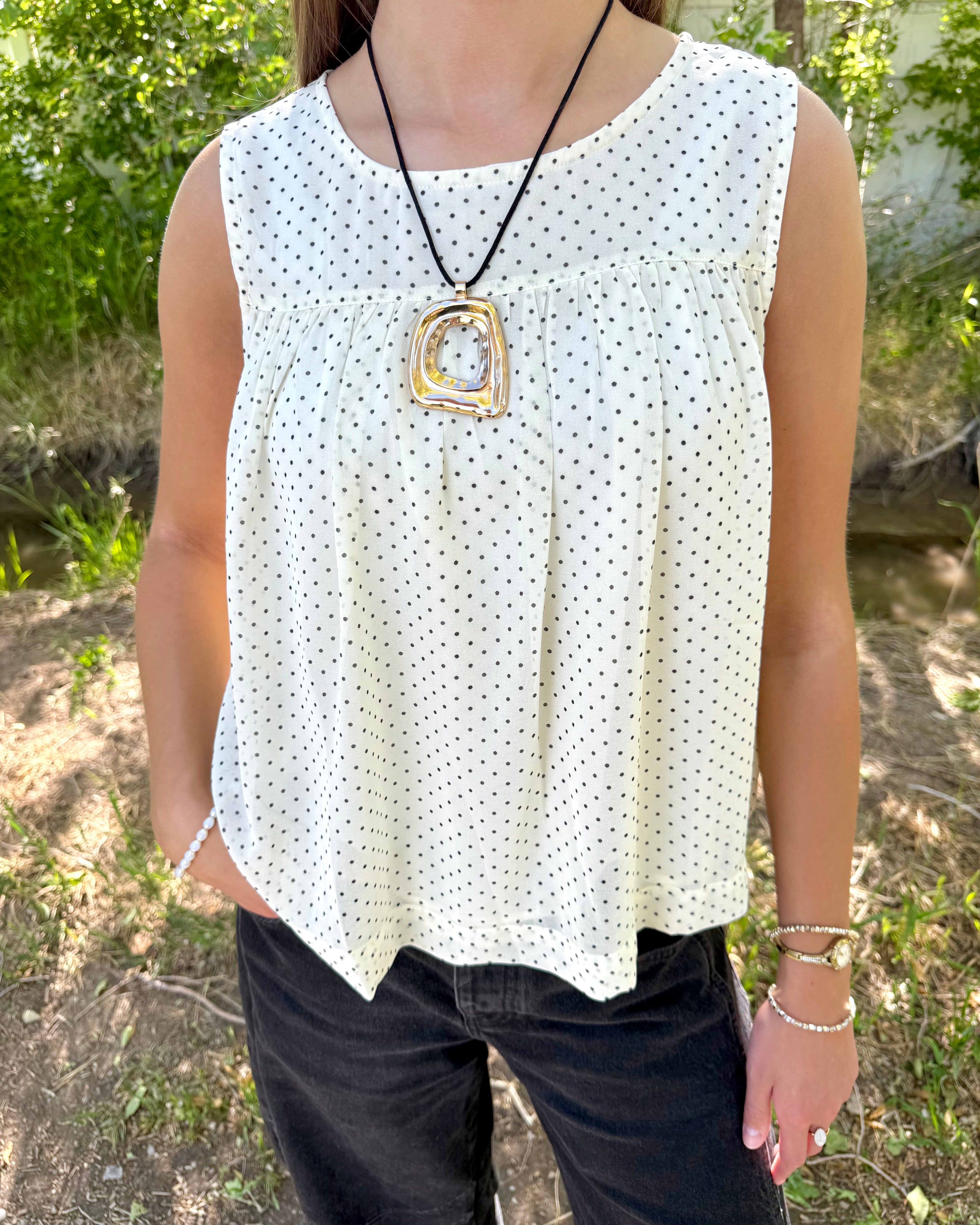 Lennon Polka Dot Top