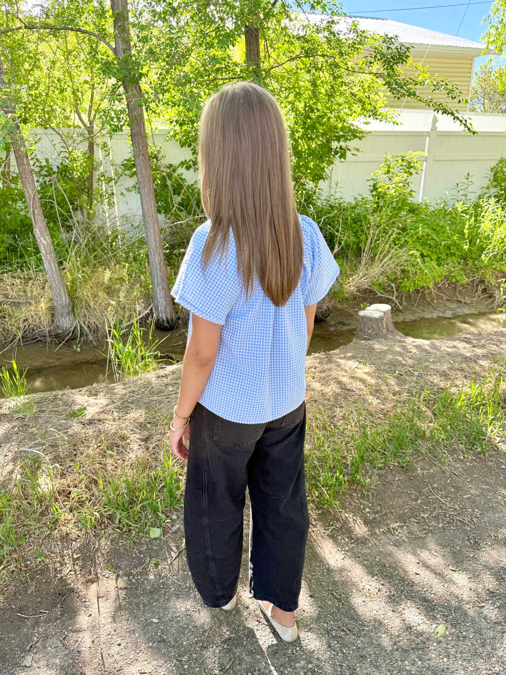 Darla Gingham Top