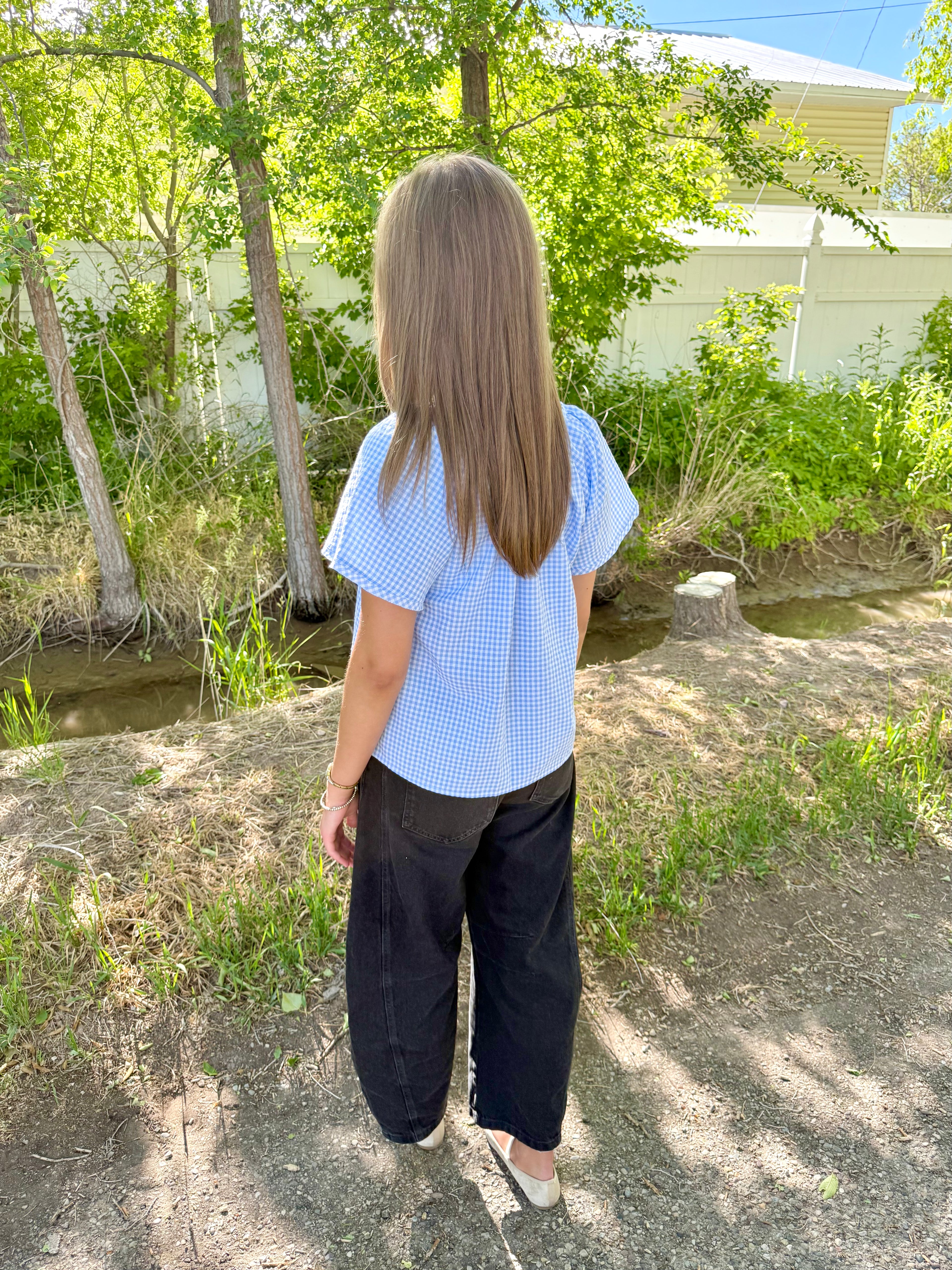Darla Gingham Top
