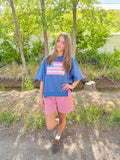Flag Patchwork Top
