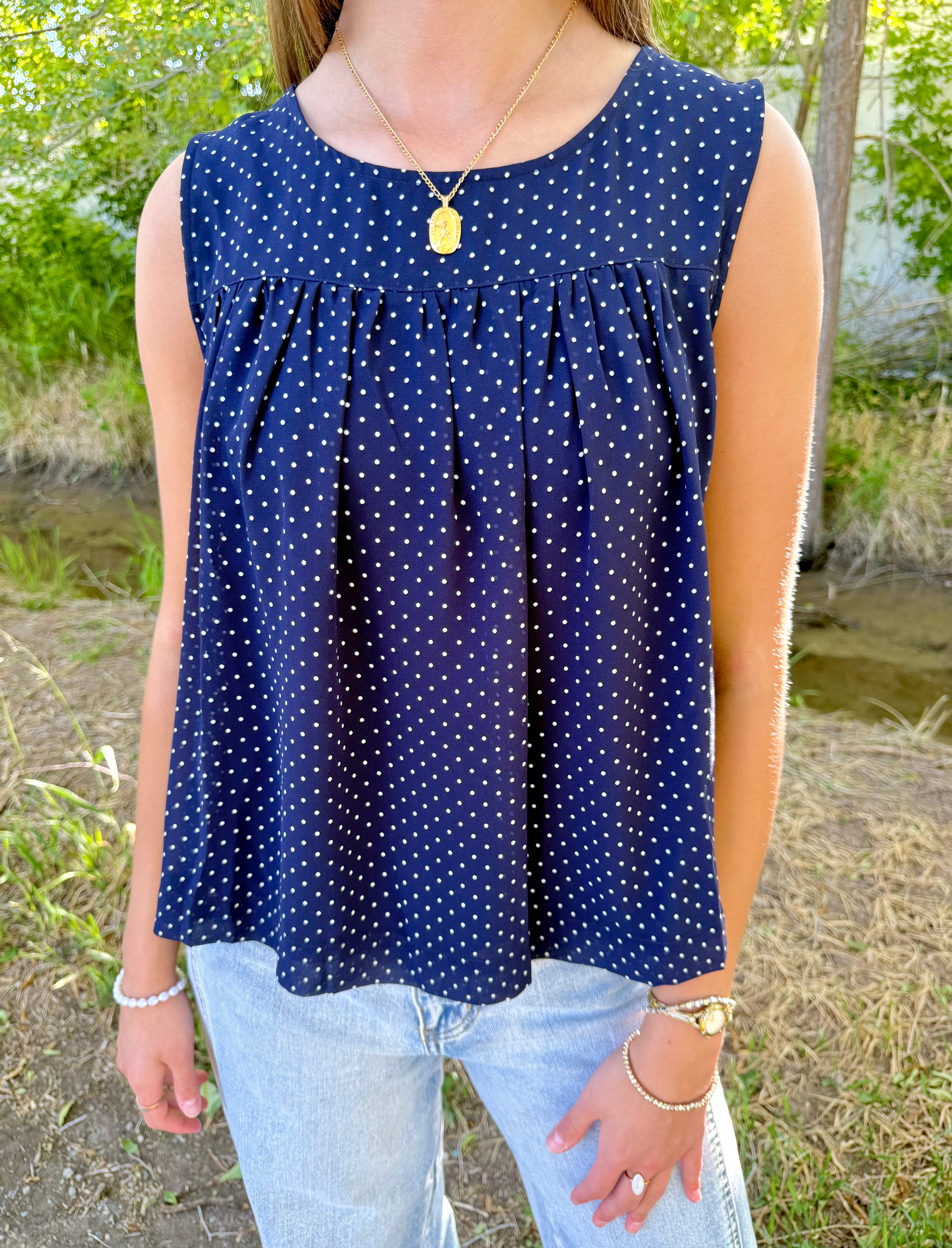 Lennon Polka Dot Top