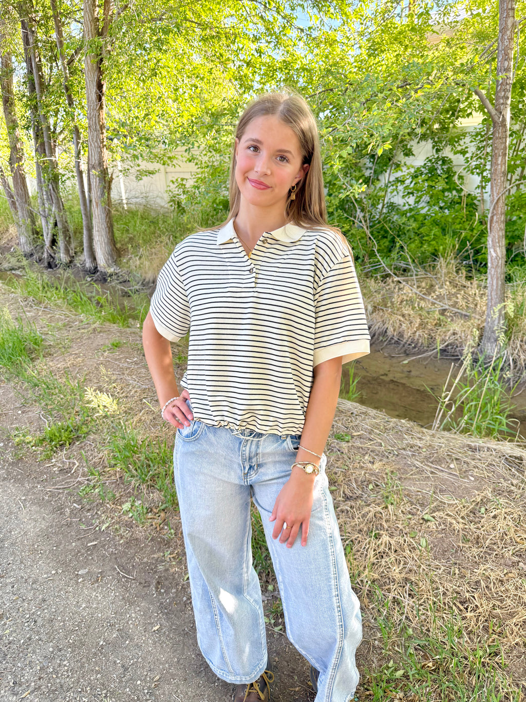 Lottie Polo Top