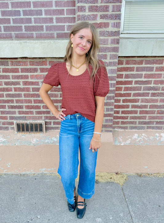 Arden Textured Top