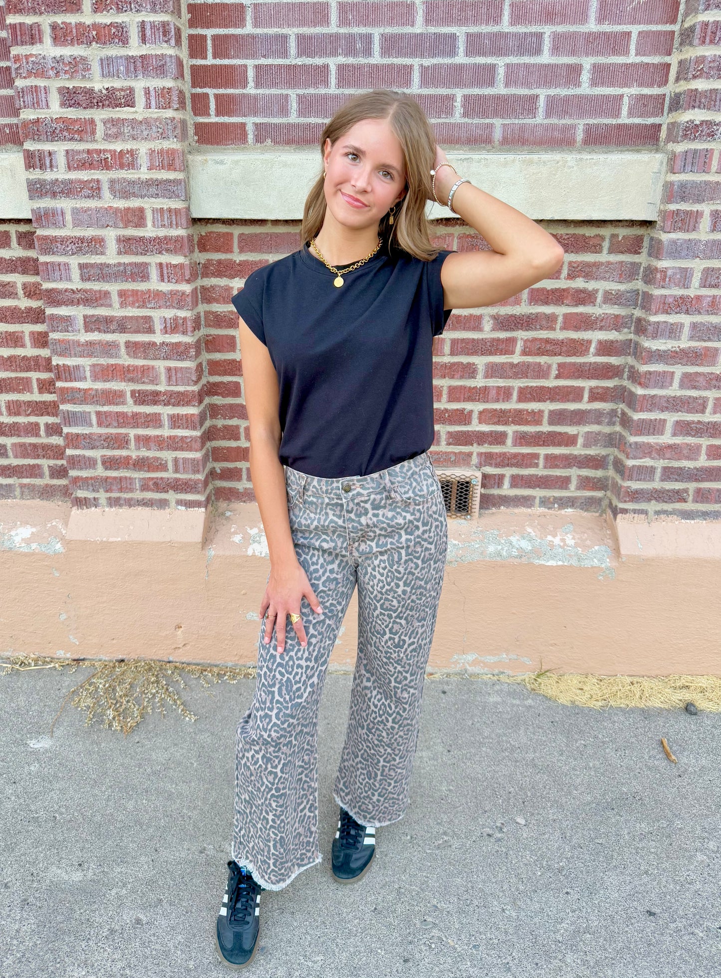 Laken Leopard Print Pants