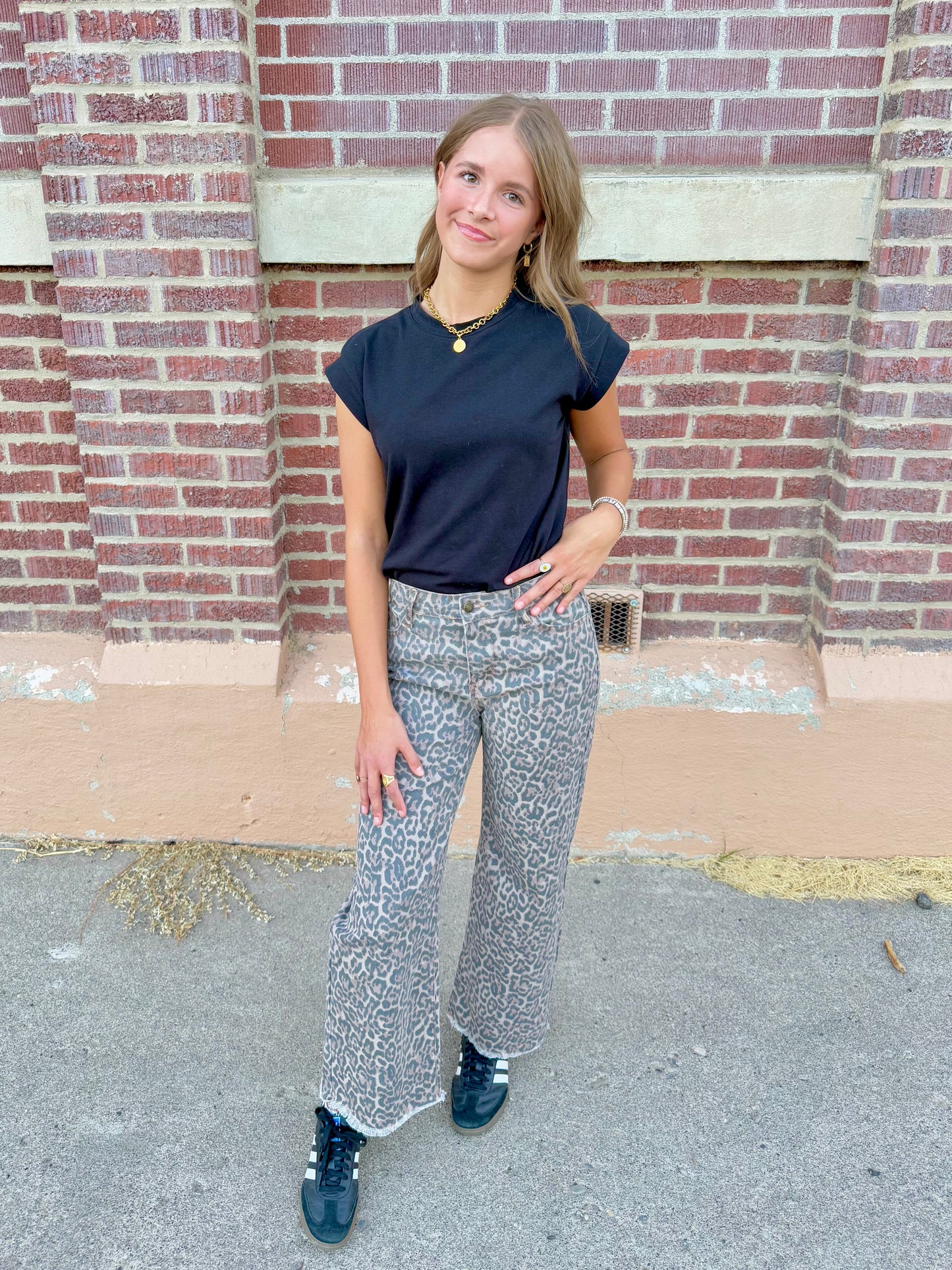 Laken Leopard Print Pants