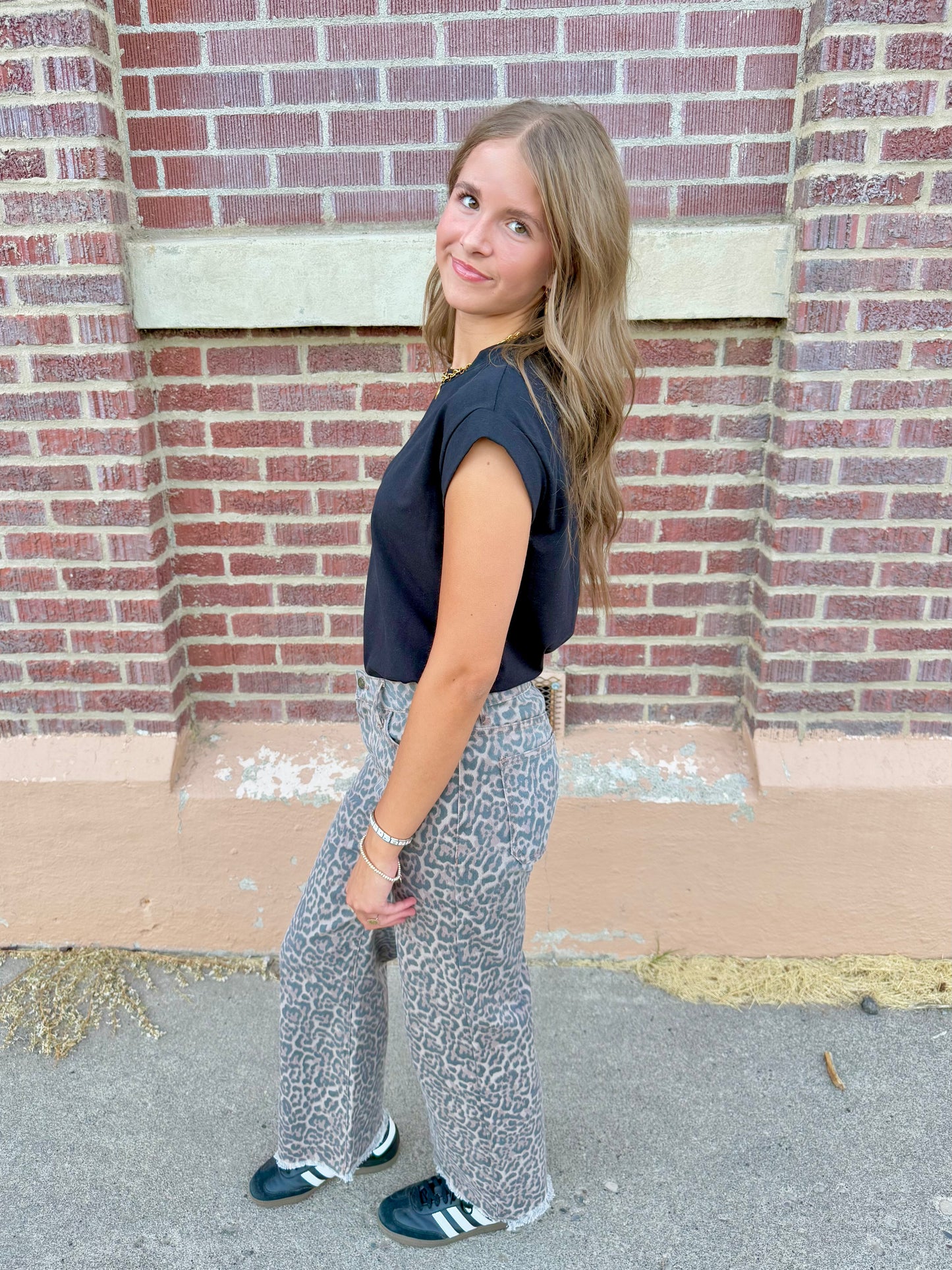 Laken Leopard Print Pants