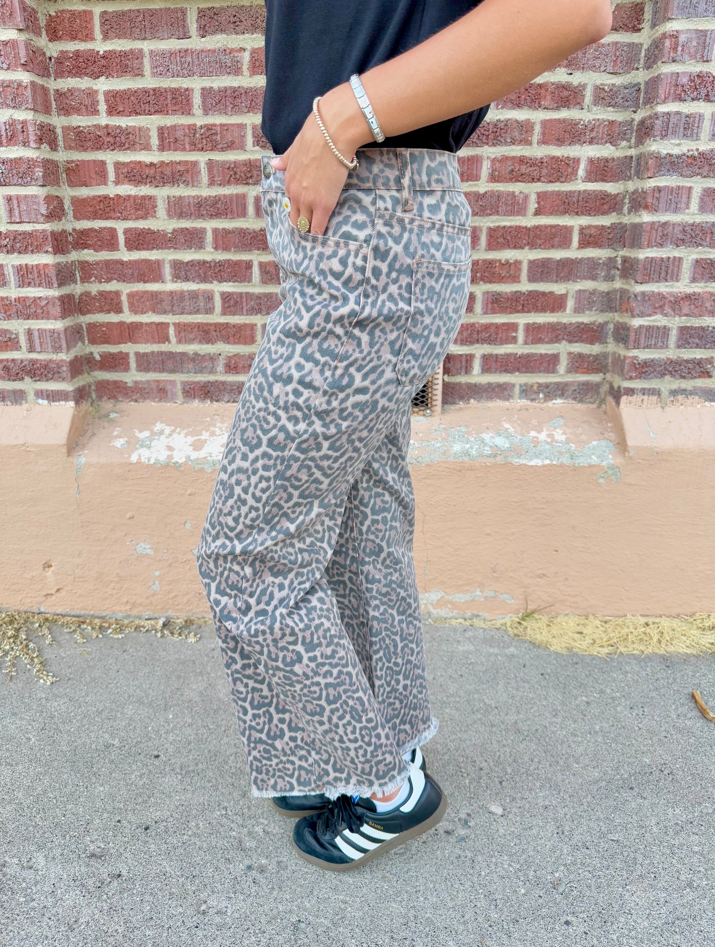 Laken Leopard Print Pants