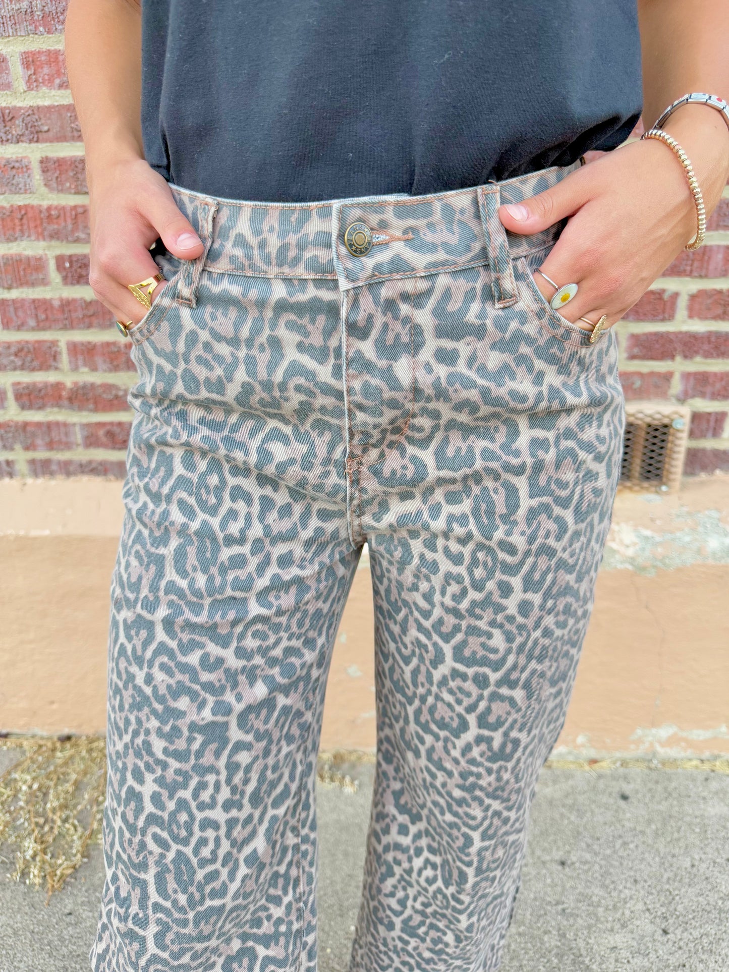 Laken Leopard Print Pants