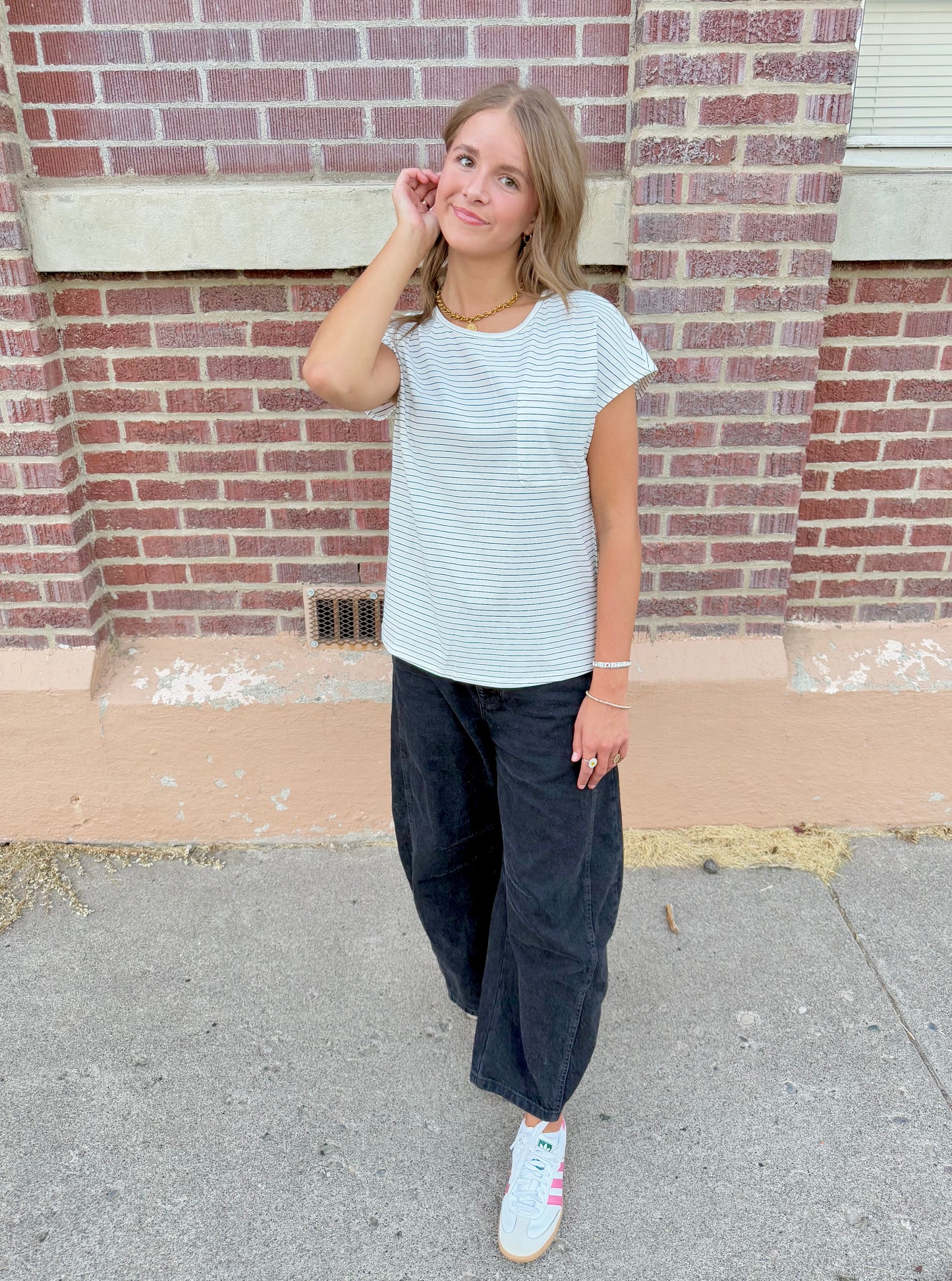 Brielle Striped Top