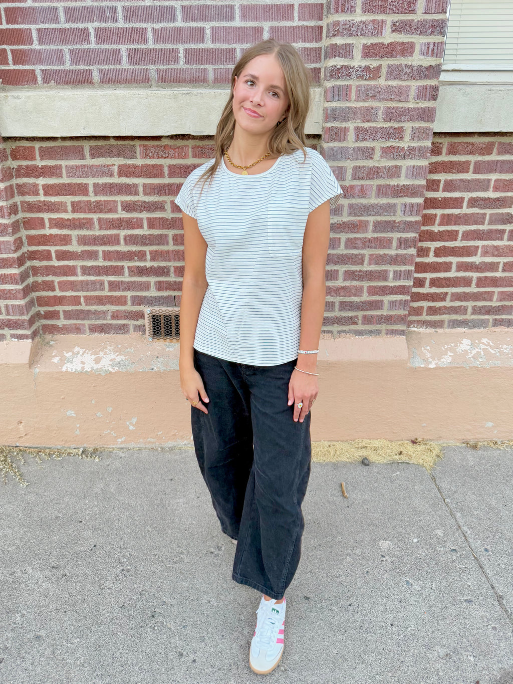Brielle Striped Top