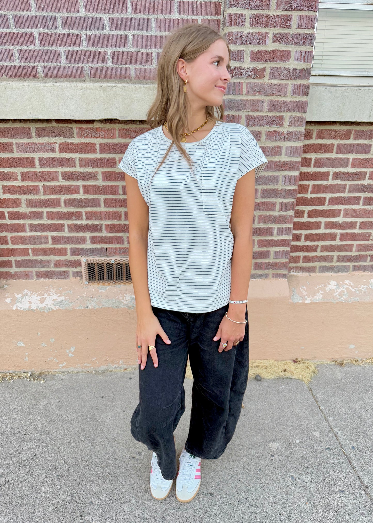 Brielle Striped Top