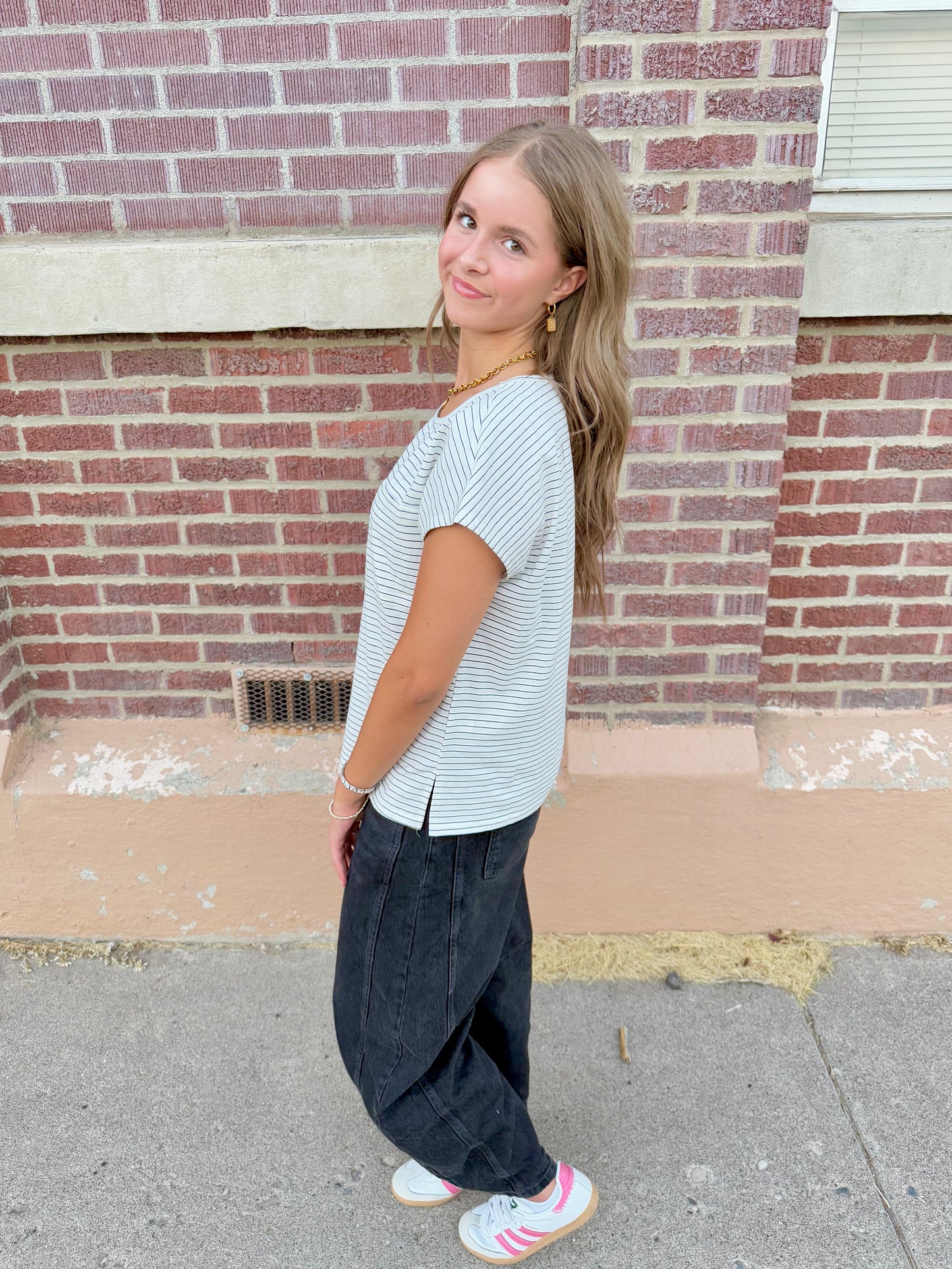 Brielle Striped Top