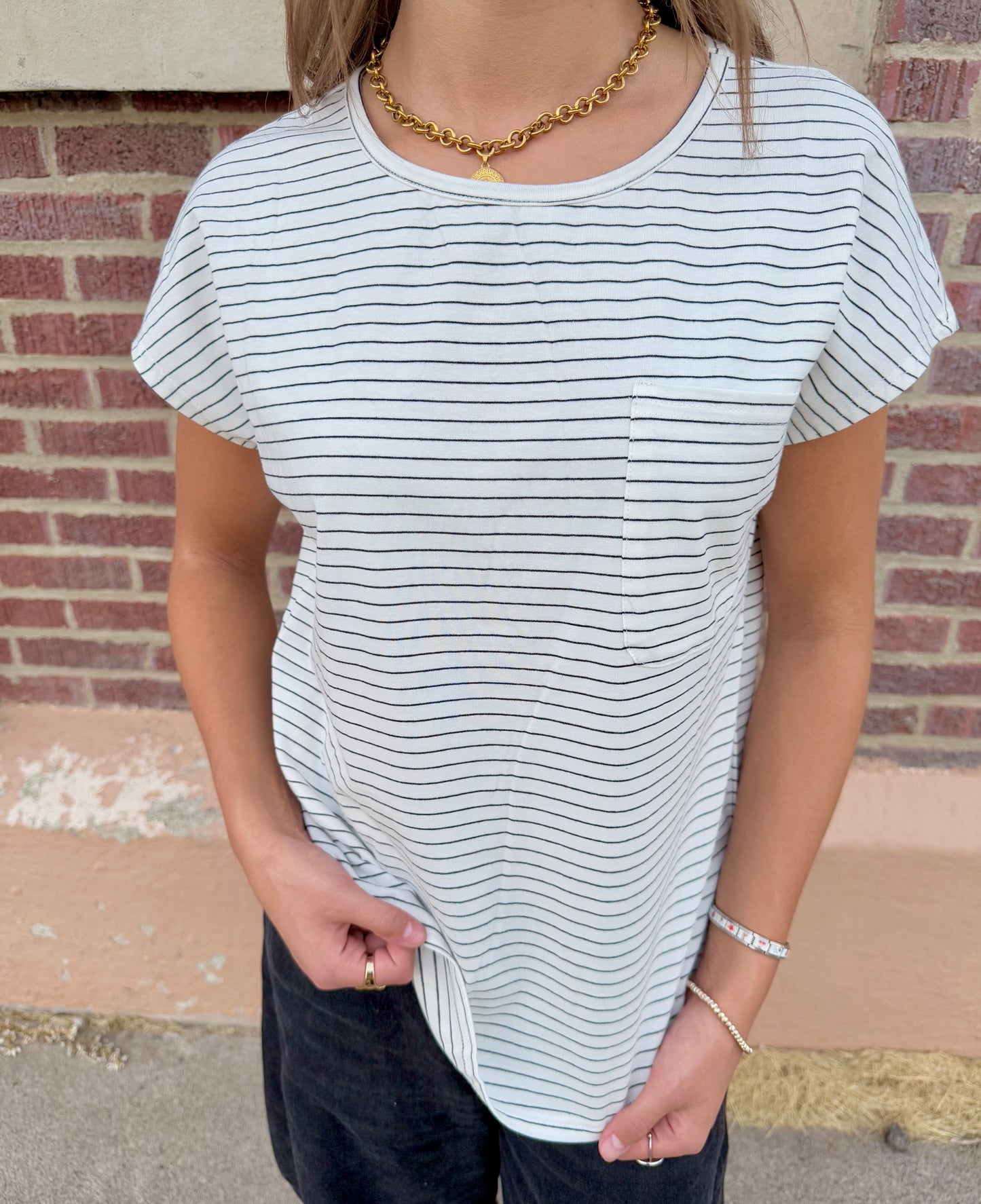 Brielle Striped Top