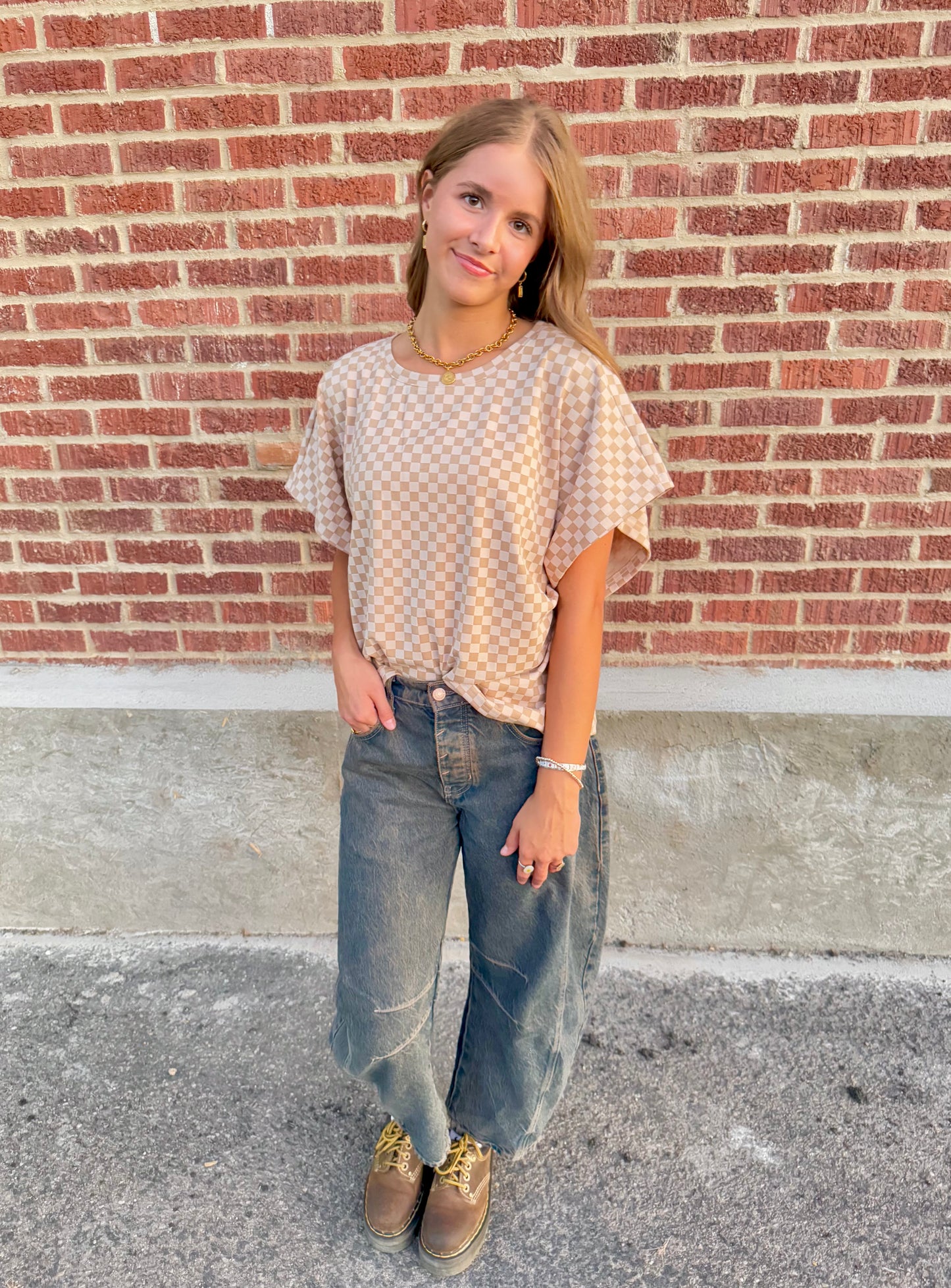 Holley Checkered Top