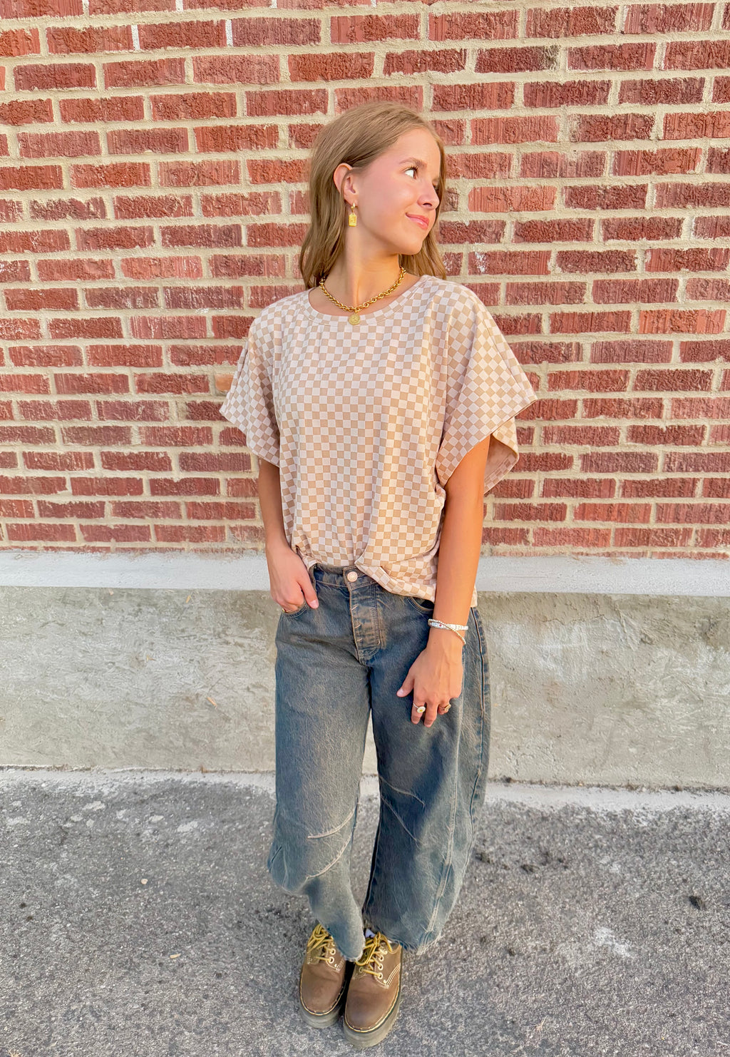 Holley Checkered Top