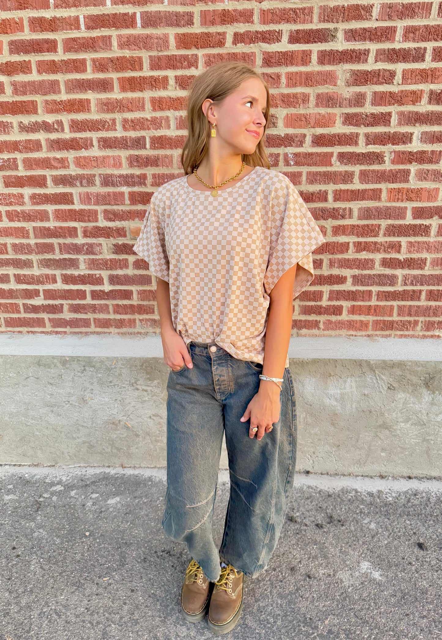 Holley Checkered Top