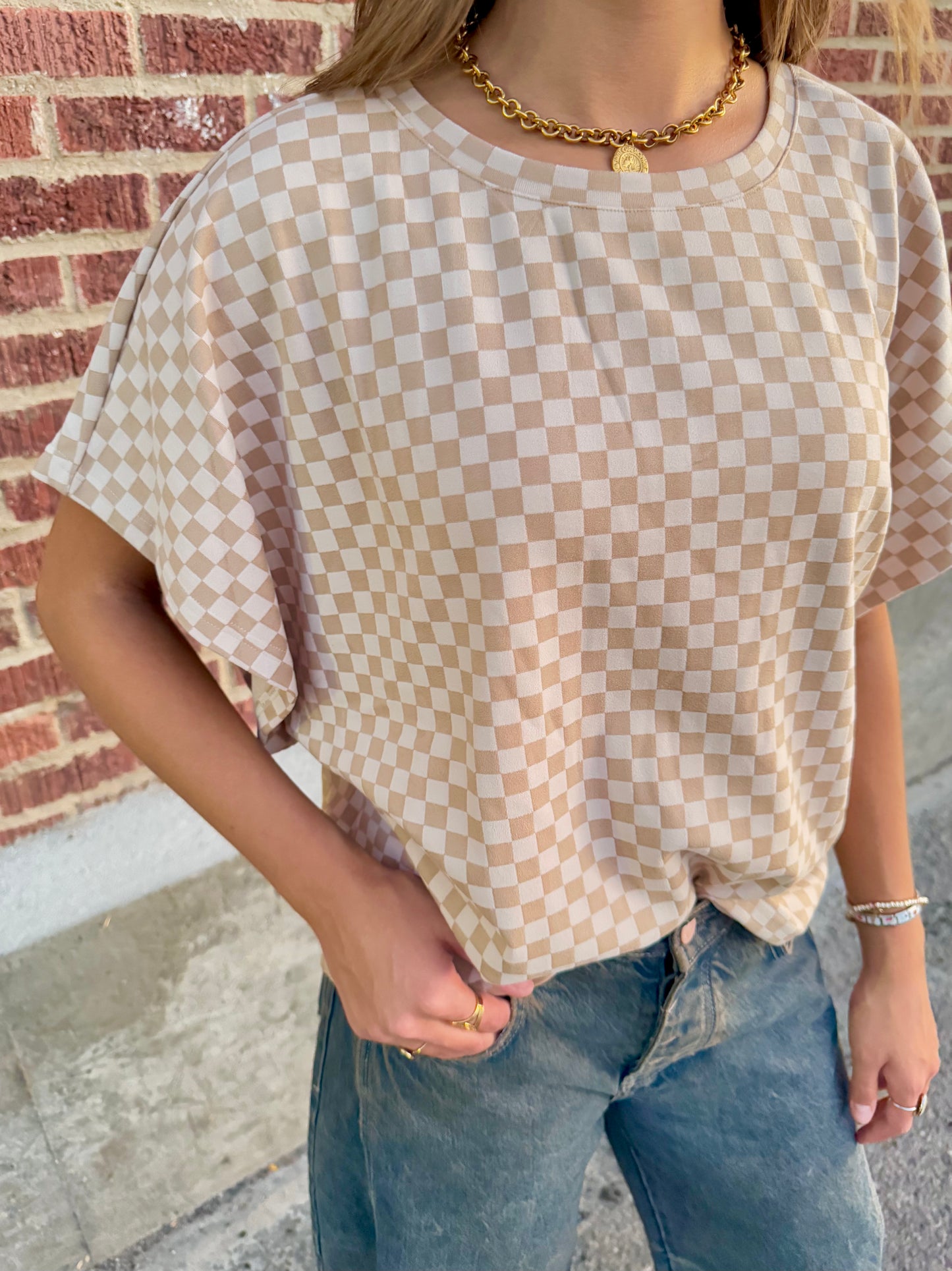 Holley Checkered Top