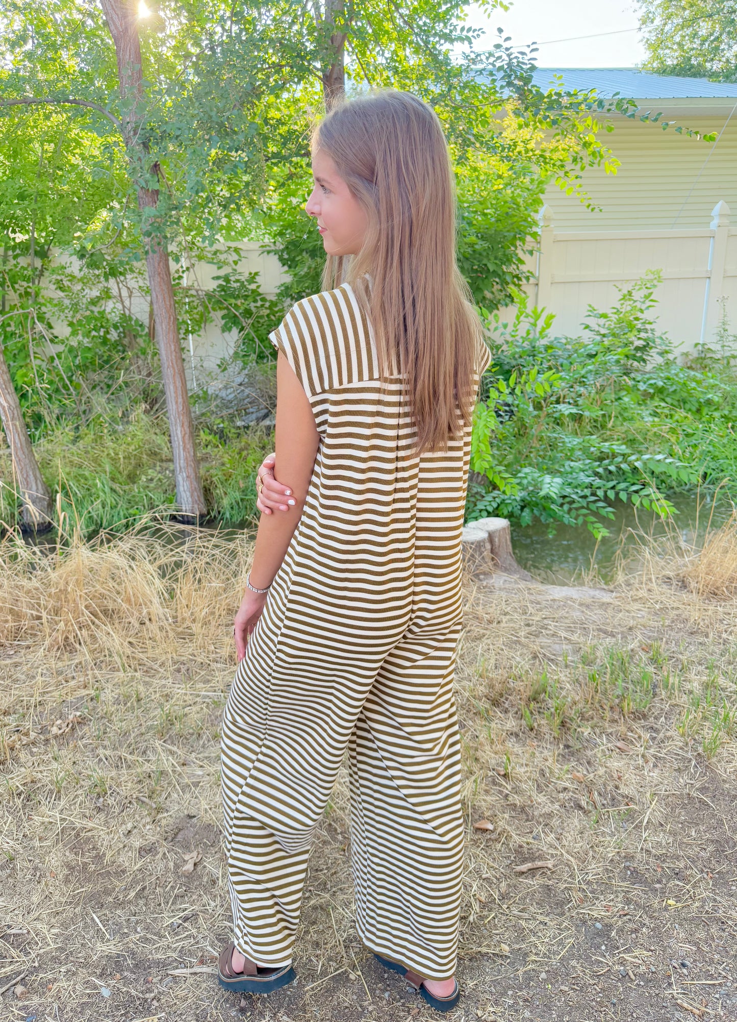 Sasha Striped Jumpsuit