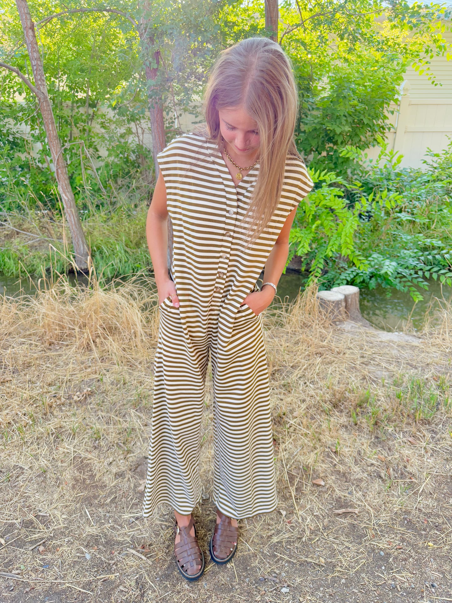 Sasha Striped Jumpsuit