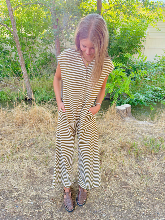 Sasha Striped Jumpsuit