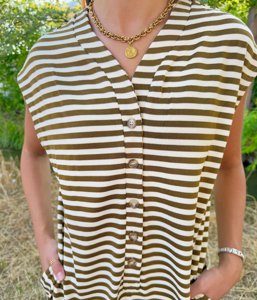 Sasha Striped Jumpsuit
