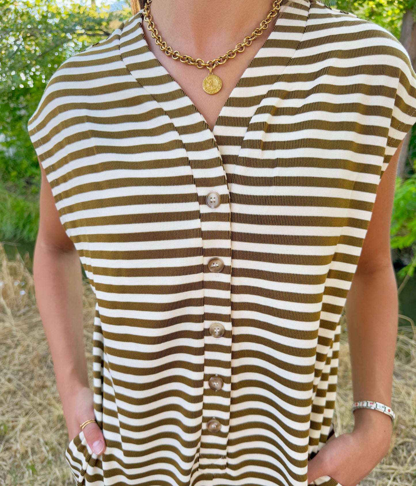 Sasha Striped Jumpsuit