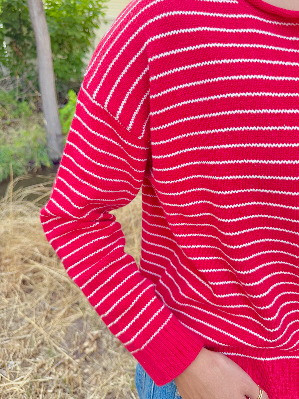 Tamara Striped Sweater Cardigan