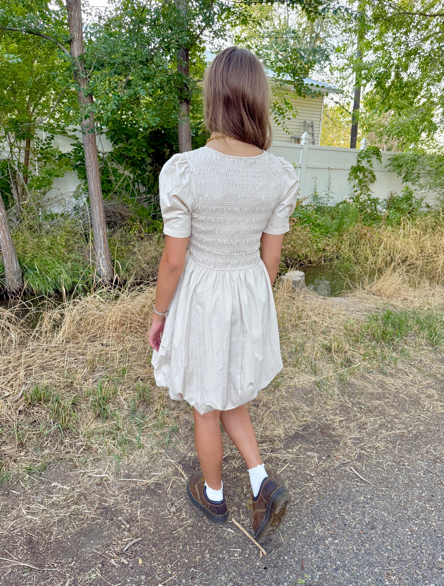 Delilah Beige Dress