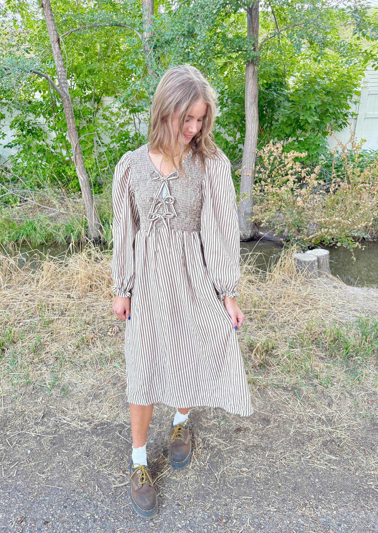 Monroe Striped Dress