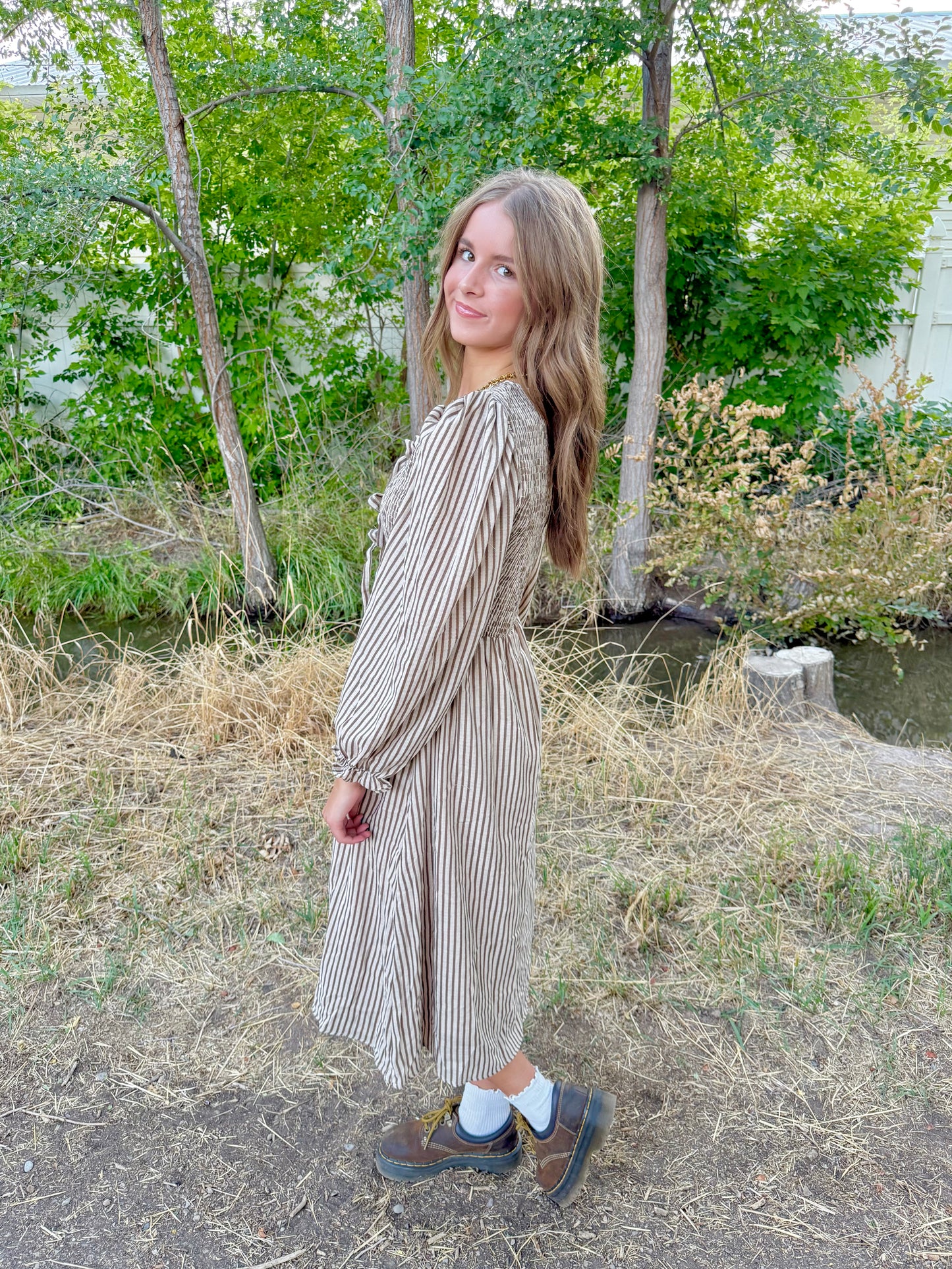 Monroe Striped Dress
