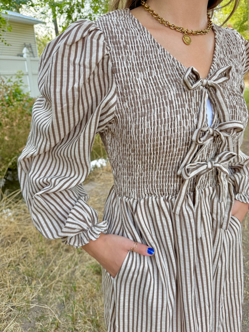 Monroe Striped Dress