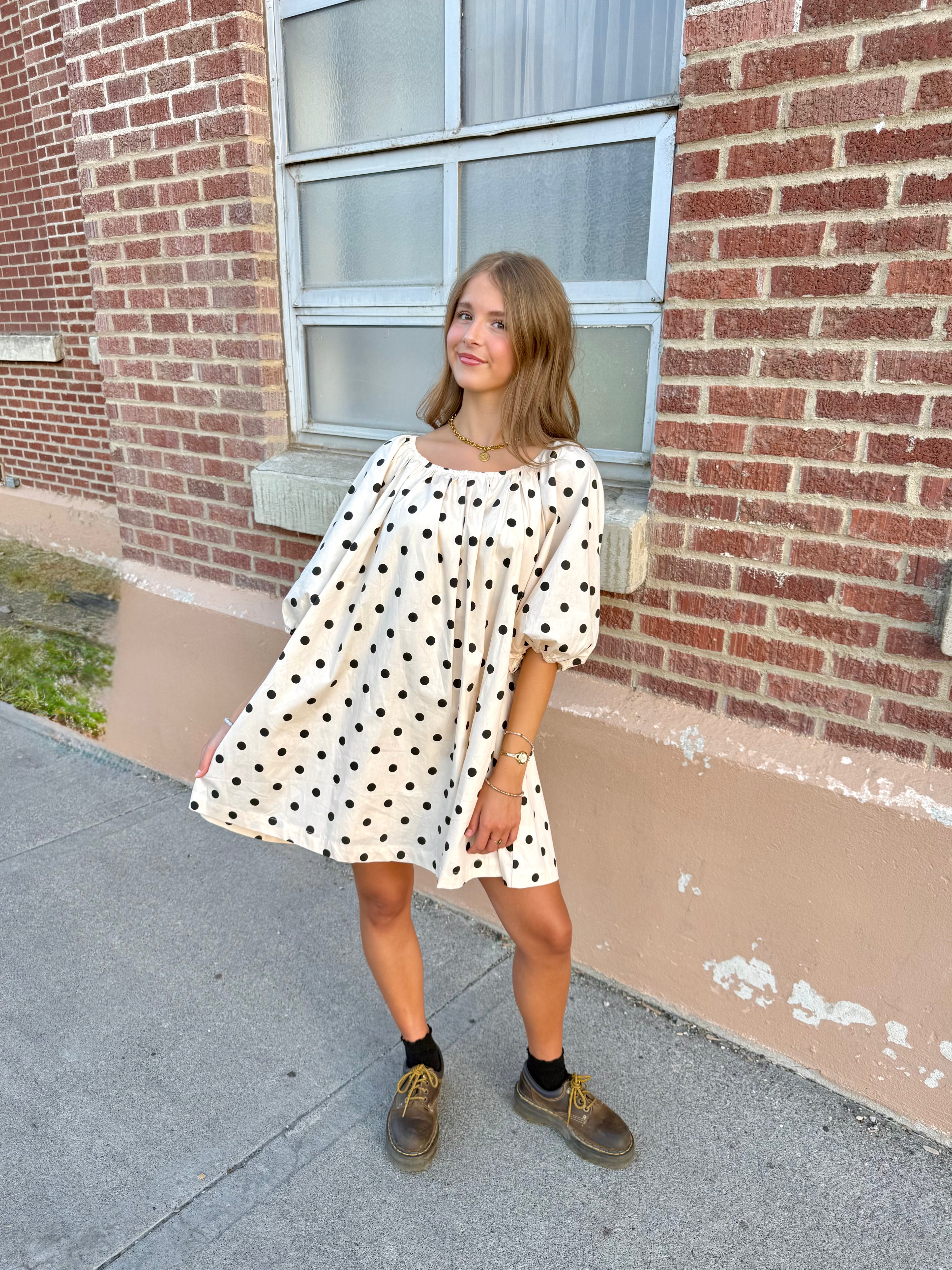 Amora Polka Dot Dress
