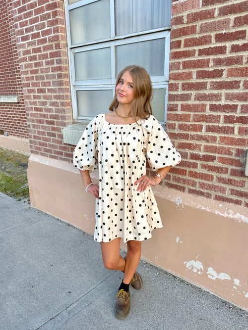 Amora Polka Dot Dress