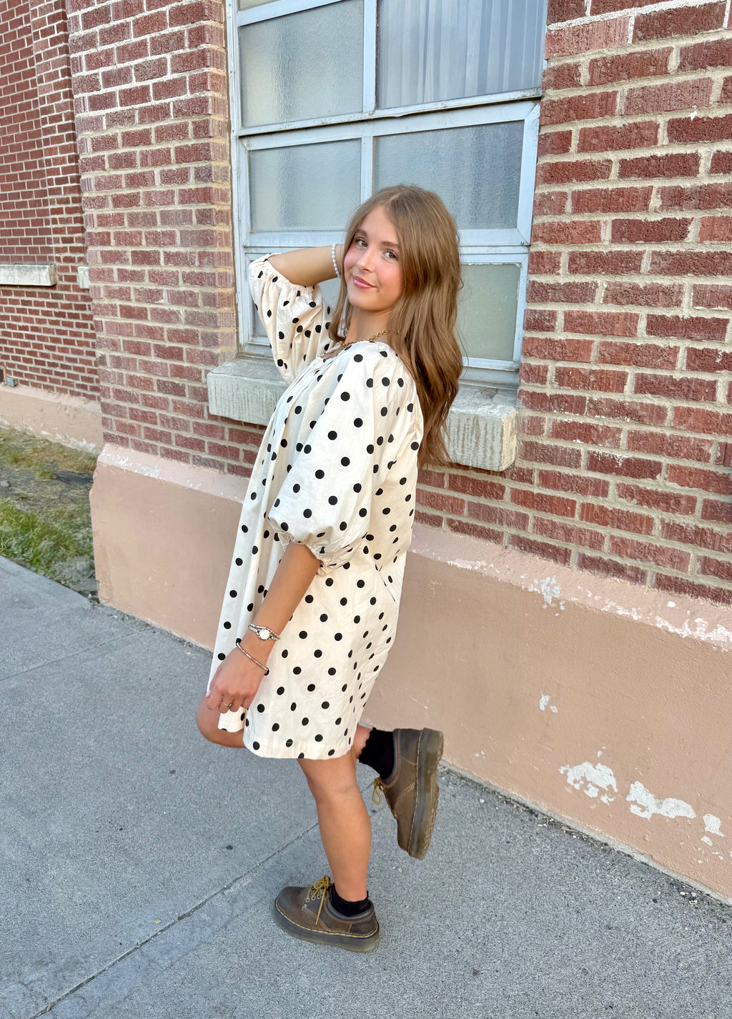 Amora Polka Dot Dress