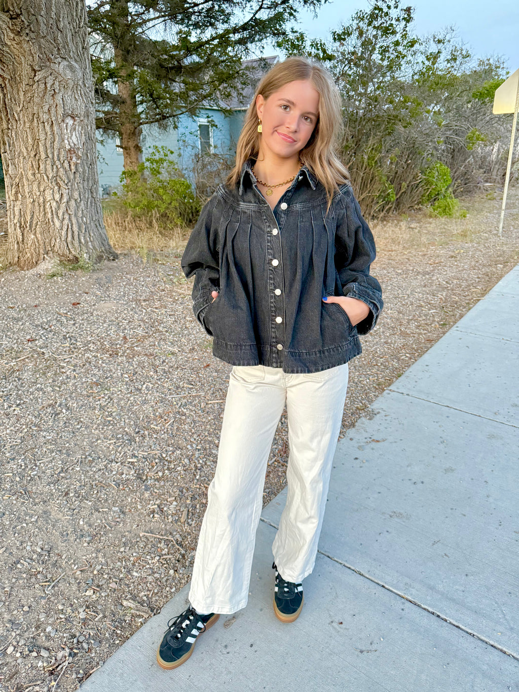 Kendal Black Denim Jacket