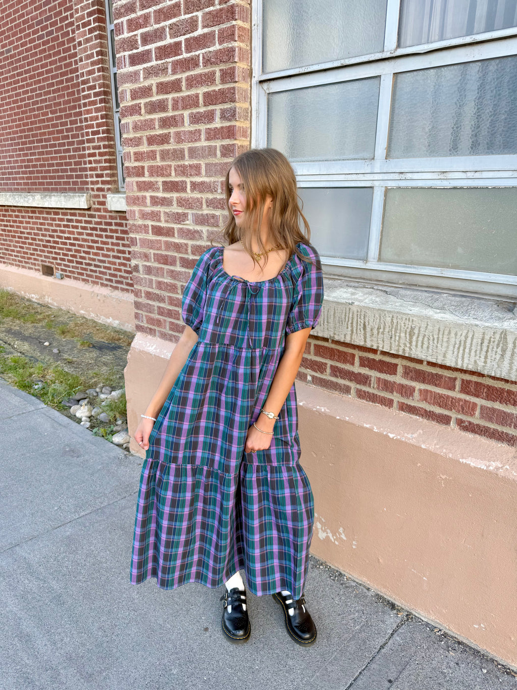 Fayetteville Plaid Dress