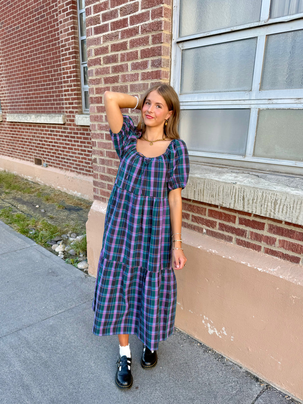 Fayetteville Plaid Dress