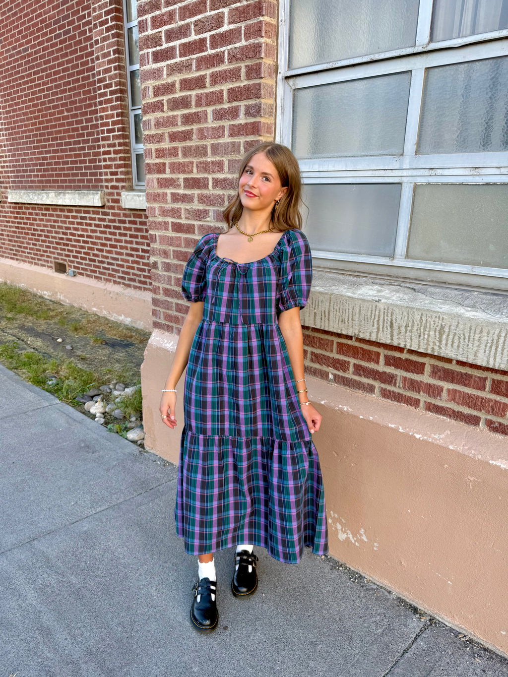 Fayetteville Plaid Dress