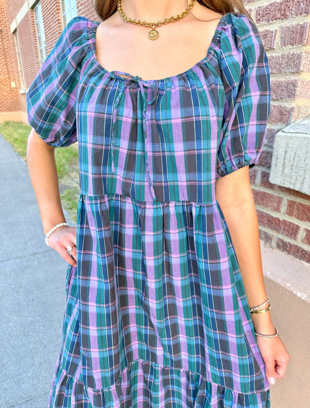 Fayetteville Plaid Dress